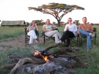 fire-camp on safari           